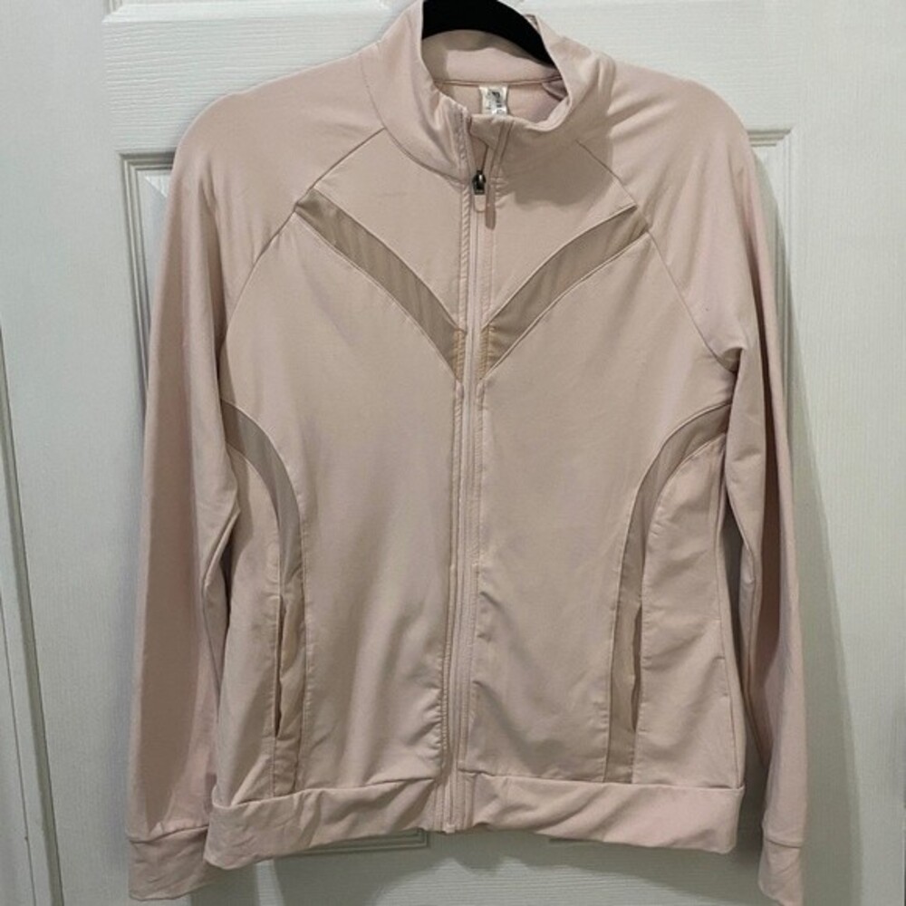 Fabletics Marianne Light Pink Zip-Up, size M